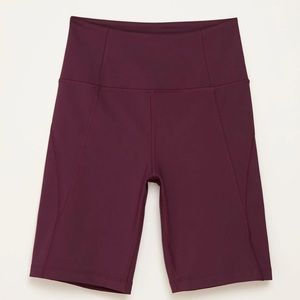 Girlfriend Collective Bike Shorts Plum